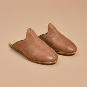 Sabah Men's Fort Worth Brown Shearling Babas